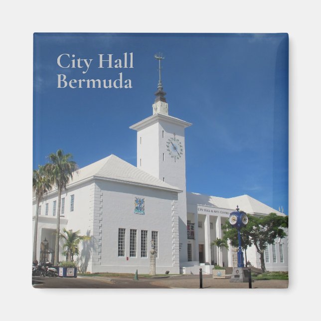 City Hall Bermuda Magnet (Front)