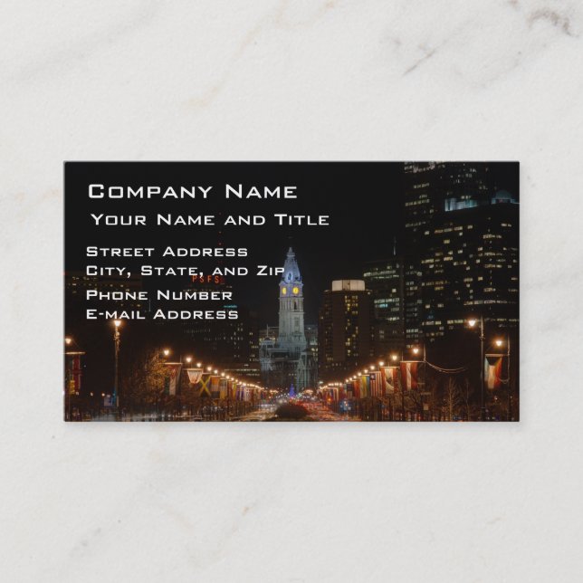 City Hall Business Card (Front)