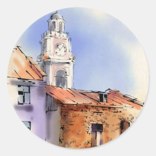 City Hall Classic Round Sticker