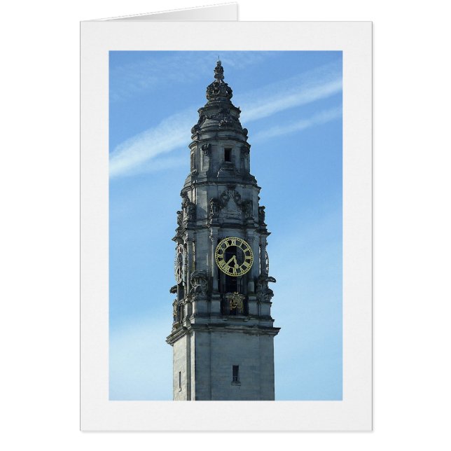 City Hall Clock Tower, Cardiff (Front)