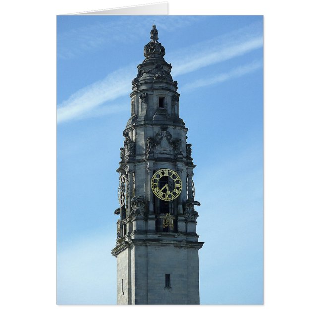 City Hall Clock Tower, Cardiff (Front)
