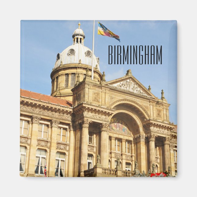 City Hall in Birmingham, England UK Magnet (Front)