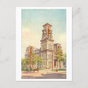 City Hall in Ottawa Vintage Postcard