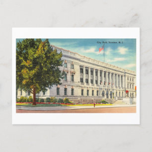 City Hall in Trenton, New Jersey, Vintage Travel Postcard