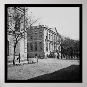 City Hall of Charleston, SC 1865 Poster