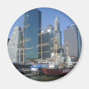 City Harbour Boats Magnet