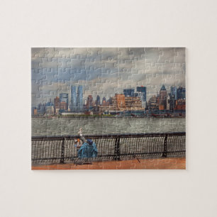 City - Hoboken, NJ - Fishing - The good life Jigsaw Puzzle
