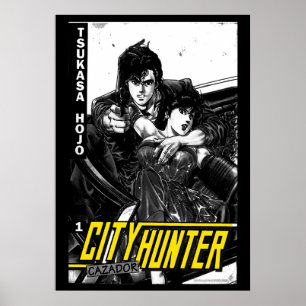 City Hunter Vintage 80s Poster