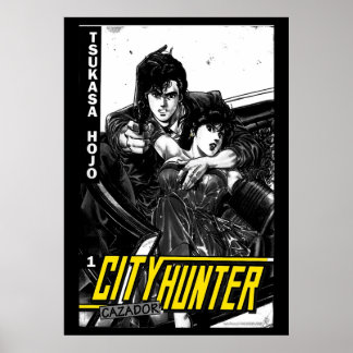 City Hunter Vintage 80s Poster