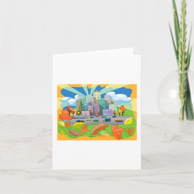 City In Autumn Card (Creator Uploaded)