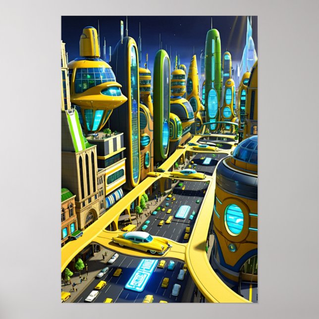 City in the future poster (Front)