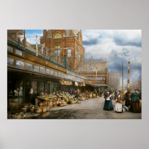 City - Kansas City farmers market - 1906 Poster