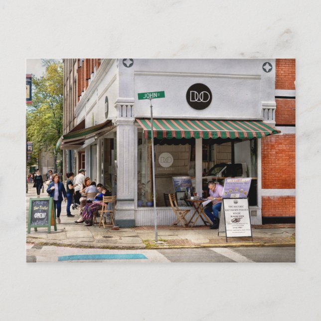 City - Kingston NY  -  Duo Bistro Postcard (Front)