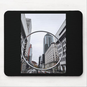 City Landscape Montreal Sticker Mouse Pad