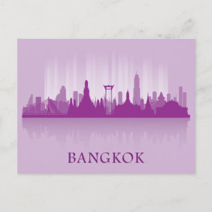 City Landscape Skyline   Bangkok, Thailand Postcard