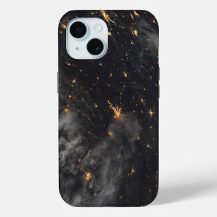 City Lights At Night On Planet Earth iPhone 15 Case