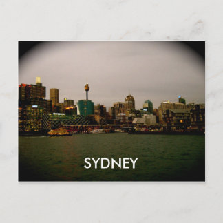 City Lights Colour Postcard