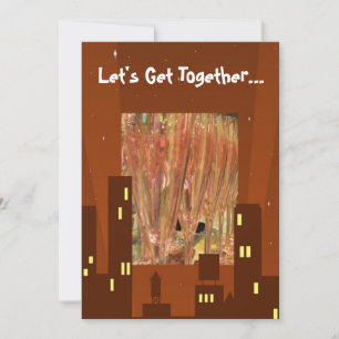 City Lights Dinner Party drinks invitation