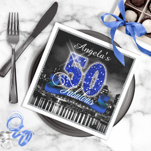 City Lights Fabulous Fifty ID191 Napkin