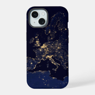 City Lights In Several European And Nordic Cities. iPhone 15 Case