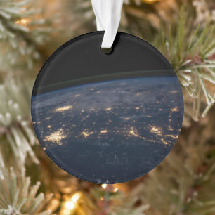 City Lights Of The Southern United States. Ornament