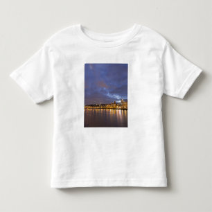 City lights reflected in the Willamette river Toddler T-Shirt