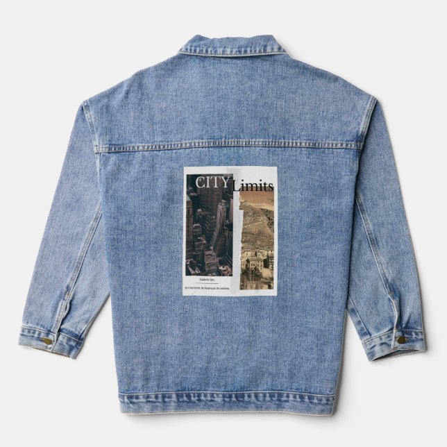 City Limits Ii  Denim Jacket (Back)
