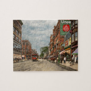 City - Lowell MA - A dam good company 1908 Jigsaw Puzzle
