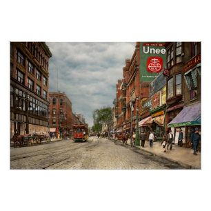 City - Lowell MA - A dam good company 1908 Poster