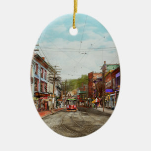 City - MA Gloucester - A little bit of everything Ceramic Tree Decoration