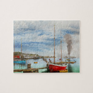 City - Mackinac Island MI - Nautical dude 1906 Jigsaw Puzzle