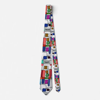 "City Map" Abstract Design Tie