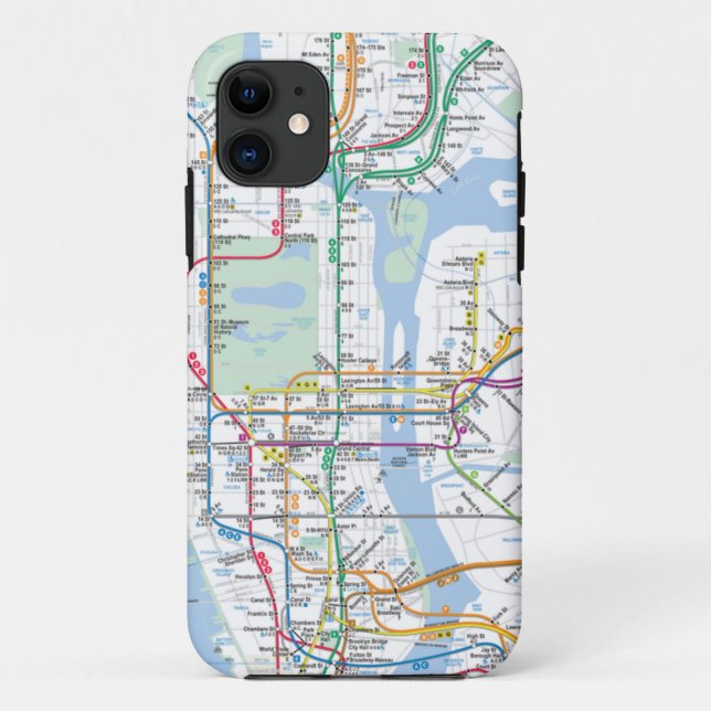 City Map Case Cover (Back)