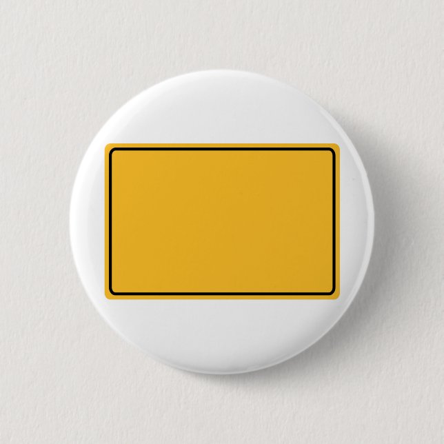 city map for your own text 6 cm round badge (Front)