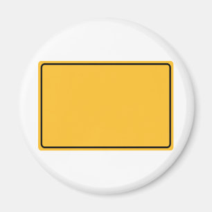 city map for your own text magnet