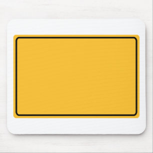 city map for your own text mouse pad