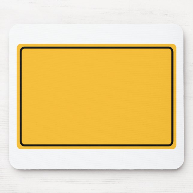 city map for your own text mouse pad (Front)