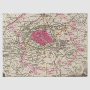 City Map Series Design 12 Tissue Paper