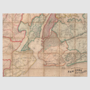 City Map Series Design 2 Tissue Paper