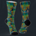 City Menorah Socks<br><div class="desc">City Menorah</div>