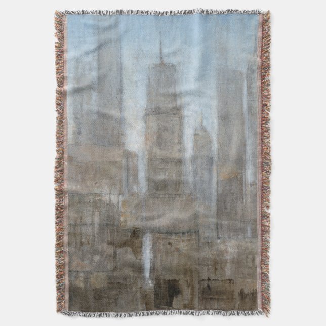 City Midst I Throw Blanket (Front Vertical)