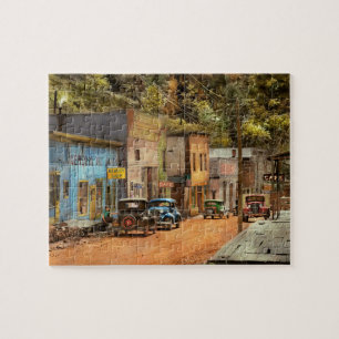 City - Mogollon NM - Before the ghosts 1940 Jigsaw Puzzle
