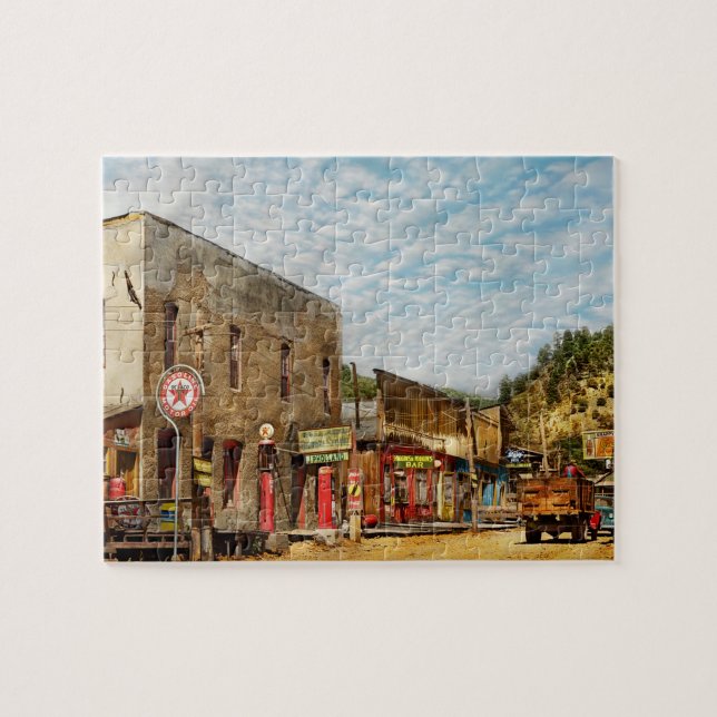 City - Mogollon, NM -JP Holland general store 1940 Jigsaw Puzzle (Horizontal)