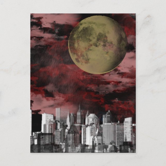City Moon Postcard (Front)