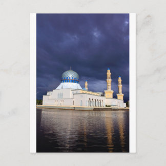 City mosque in Kota Kinabalu Malaysia Postcard