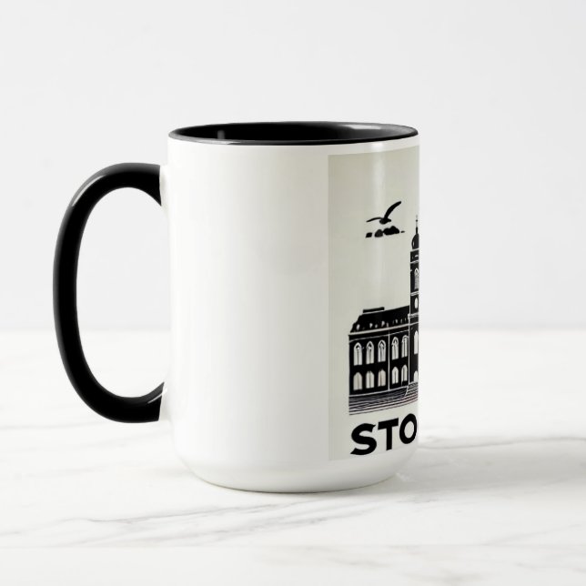 City mug, Stockholm, Sweden Mug (Left)
