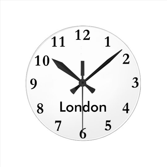 City Name Clock | Zazzle.com.au