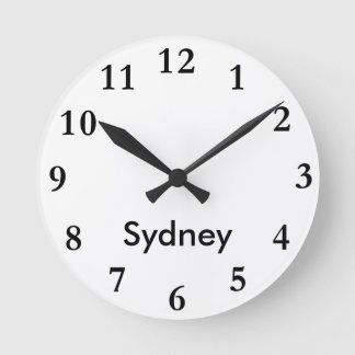 City Name Clock