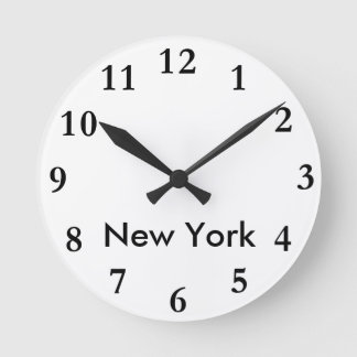 City Name Clock Template