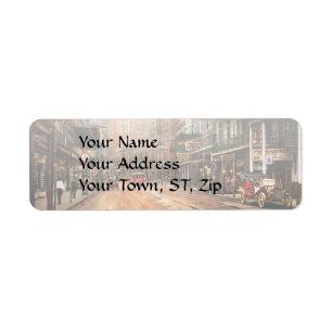 City - New Orleans - A look at St Charles Ave 1910 Return Address Label
